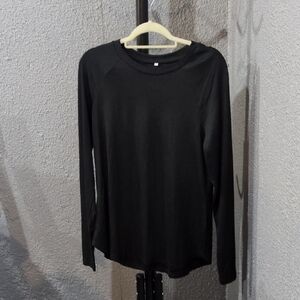 Classic Black Long Sleeve Top